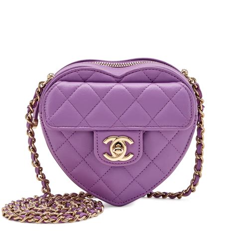 chanel purple bag 2023|Chanel 22 small size.